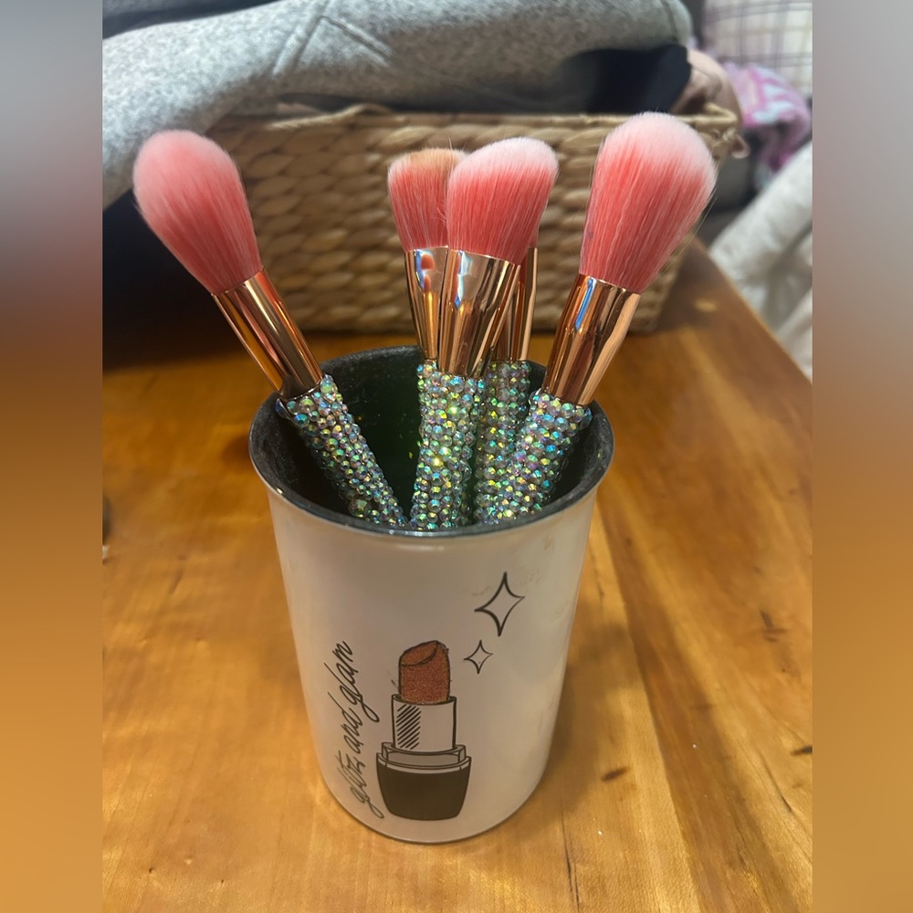 Makeup brush ceramic cup/holder π - Picture 5 of 5